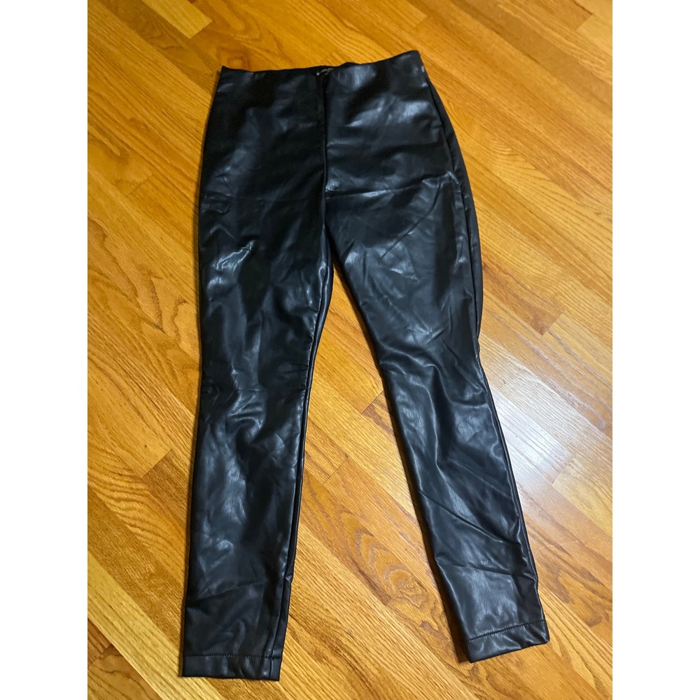Banana Republic Vegan Leather Leggings Black Pants S  New with Tags